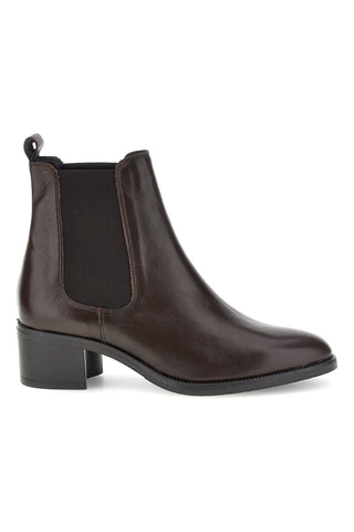 Braune Chelsea-Stiefeletten aus Leder von Pittarello, Art.-Nr. 852035PIT