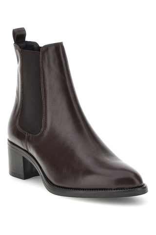 Braune Chelsea-Stiefeletten aus Leder von Pittarello, Art.-Nr. 852035PIT