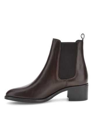 Braune Chelsea-Stiefeletten aus Leder von Pittarello, Art.-Nr. 852035PIT