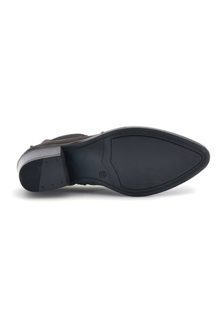 Graue Chelsea-Stiefeletten aus Leder mit Reißverschluss von Pittarello glam 6346651