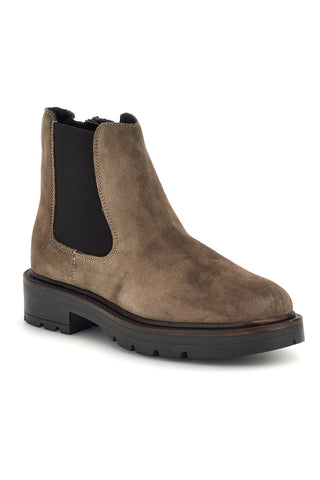 Braune Chelsea-Stiefeletten aus echtem Leder von Pittarello, Modell „Glam“ 8356019