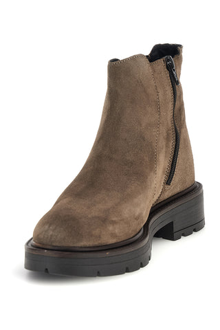 Braune Chelsea-Stiefeletten aus echtem Leder von Pittarello, Modell „Glam“ 8356019