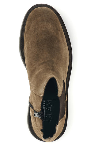 Braune Chelsea-Stiefeletten aus echtem Leder von Pittarello, Modell „Glam“ 8356019