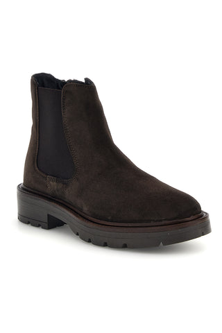 Stivaletti Chelsea marroni in pelle Pittarello glam 8356019