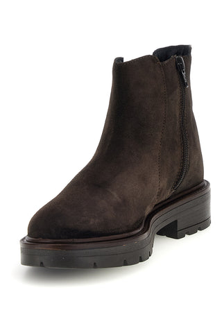 Stivaletti Chelsea marroni in pelle Pittarello glam 8356019