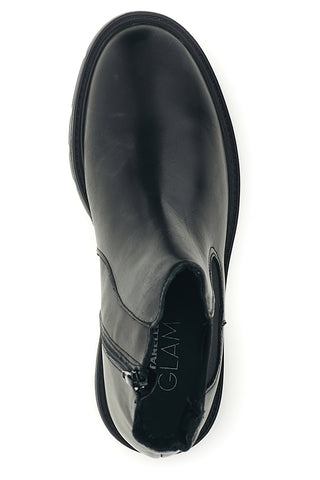 Schwarze Chelsea-Stiefeletten aus echtem Leder von Pittarello, Modell „Glam“ 8356019