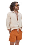 Costume Boxer Mare Terra da Uomo Con Tasche Aqu77 002