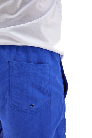 Costume Boxer Mare Blu da Uomo Con Tasche Aqu77 003