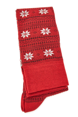 Rote Kniestrümpfe Crazy Socks 011