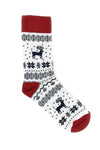 Rote, weiße und blaue Weihnachtssocken Crazy Socks 015