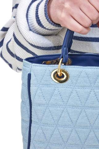 Lancetti Handtasche 23S-253-1 Blue Denim