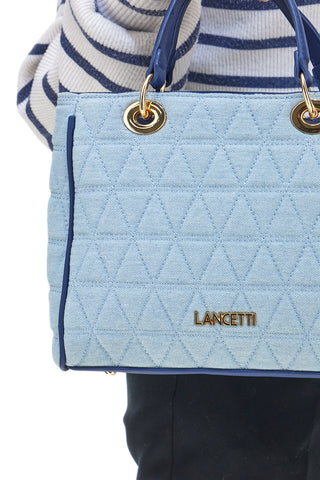 Lancetti Handtasche 23S-253-1 Blue Denim