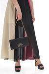 Coveri Collection Sera Schwarze Kreis-Clutch