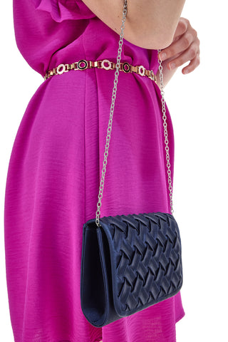 Pochette Coveri Collection Sera Blu Raso