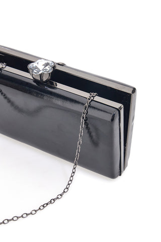 Clutch Nera Con Brillante da Donna Briciole Sera 773