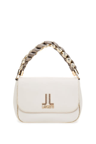 Borsa bianca con tracolla rimovibile Lancetti BROS da donna