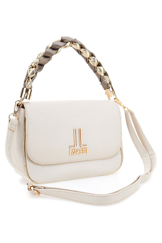 Borsa bianca con tracolla rimovibile Lancetti BROS