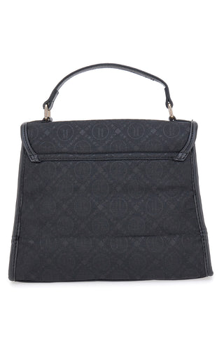 Lancetti Seyla schwarze Handtasche mit abnehmbarem Schultergurt
