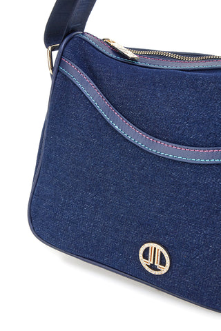 Borsa a Tracolla Jeans Con Cerniera Lancetti 24S-101-4
