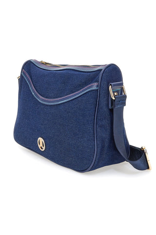 Borsa a Tracolla Jeans Con Cerniera Lancetti 24S-101-4