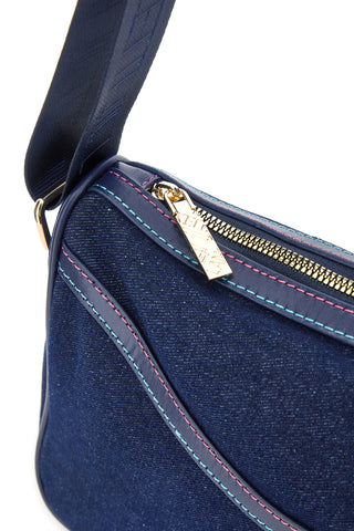 Borsa a Tracolla Jeans Con Cerniera Lancetti 24S-101-4