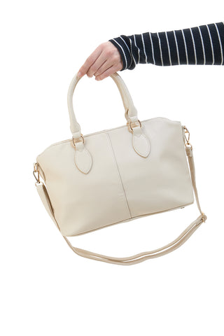 Beige Handtasche mit abnehmbarem Schultergurt LAURA BIAGIOTTI EMBARK 117-1
