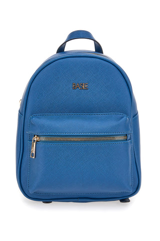 Zaino Blu Con Dettagli Oro Basile 003