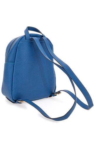 Blauer Rucksack mit goldenen Details Basile 003