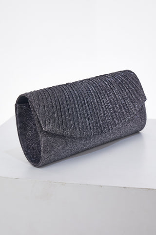 Mini Bag Antracite con Glitter Coveri Collection 0189