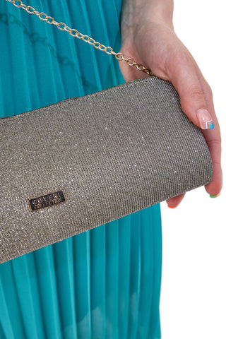 Pochette da Sera Gold con Tracolla Coveri Collection 0149