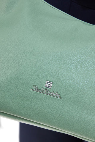 Mittelgroße grüne Umhängetasche mit abnehmbarem Schultergurt Renato Balestra 61990