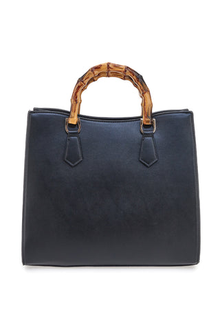 Schwarze Umhängetasche mit goldenen Double Check 18247-3