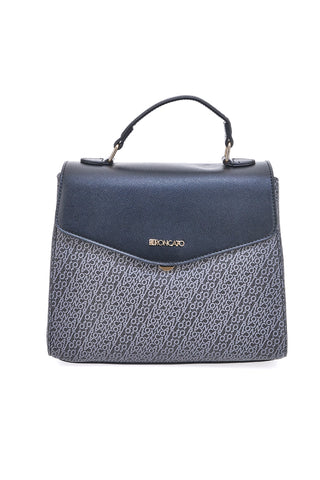 Schwarze Handtasche mit zusätzlichem Schultergurt Roncato R5237,575