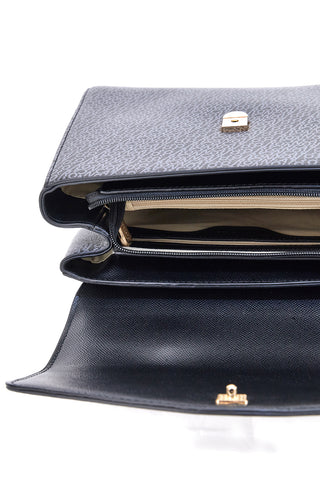 Schwarze Handtasche mit zusätzlichem Schultergurt Roncato R5237,575