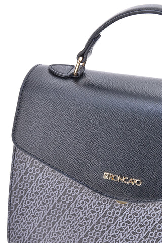 Schwarze Handtasche mit zusätzlichem Schultergurt Roncato R5237,575
