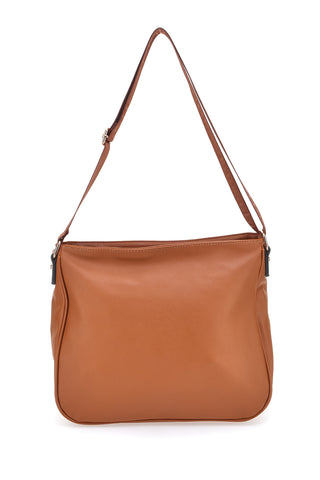 Borsa a Tracolla Marrone Con Zip Laura Biagiotti 25S-104-3