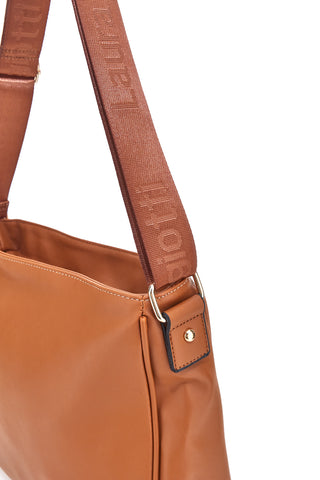 Borsa a Tracolla Marrone Con Zip Laura Biagiotti 25S-104-3