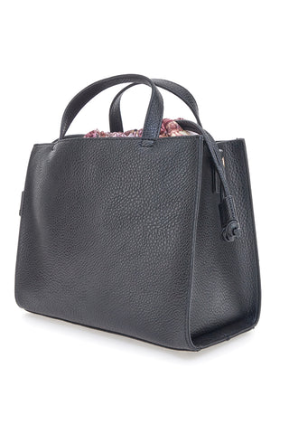 Schwarze Handtasche mit farbiger Innentasche LAURA BIAGIOTTI RICKIE