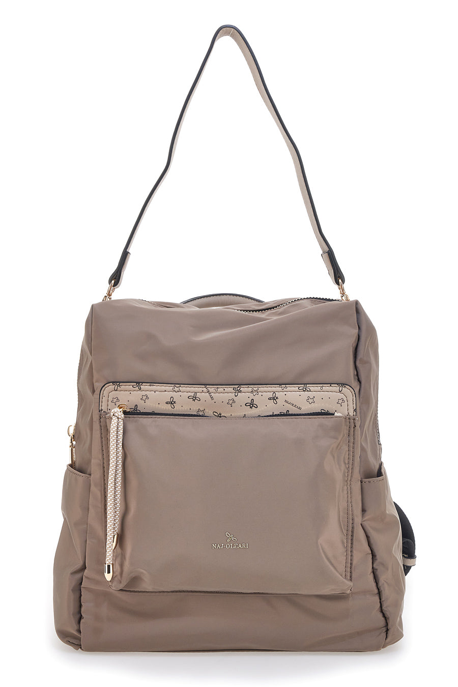 Zaino Naj Oleari Donna - Nylon Riciclato, 32x30x12cm, Multitasche, Regalo Elegante - Foto 2