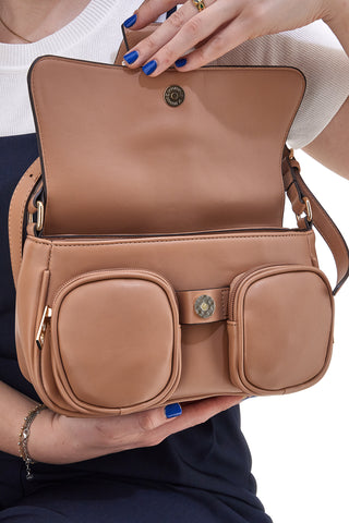 Rechteckige Umhängetasche mit Taschen GUIDO VIETRI K30.365.B016