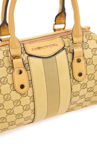 Borsa bauletto senape con tracolla removibile GUIDO VIETRI K30.357.B028