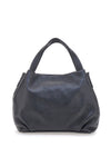 Schwarze Handtasche mit abnehmbarem Schultergurt, 100 % echtes Leder, neue Tasche 304