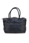 Schwarze Handtasche aus echtem Leder, NEU, TASCHE 020