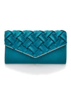 Pochette Smeraldo intrecciata con tracolla a catenina Coveri 0149 D