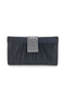 Schwarze Clutch mit Magnetverschluss Coveri Sera 0149E