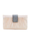 Beige Clutch mit Glitzerverschluss Coveri SERA0149