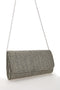 Pochette Effetto Paglia Intrecciata Bianca e Nera COVERI COLLECTION 0149-H