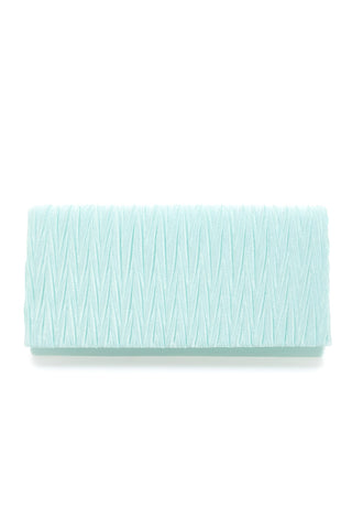 COVERI COLLECTION SERA 099 Hellblaue Abendhandtasche mit abnehmbarem Schultergurt