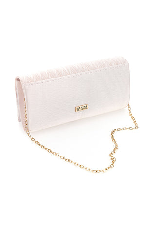 Borsa da sera rosa a mano con tracolla rimovibile COVERI COLLECTION SERA 099