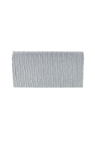 Pochette da sera argento a mano con tracolla rimovibile COVERI COLLECTION SERA 099